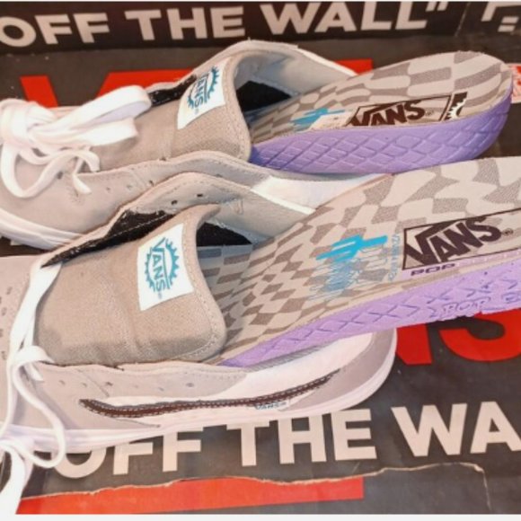 Vans Men's 6.5/Women's 8 BMX Style 114 Kevin Peraza Grey White Black Mid-Top - Picture 6 of 12